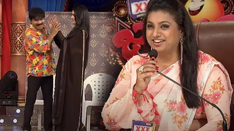 Roja ABout Chanti In Jabardasth