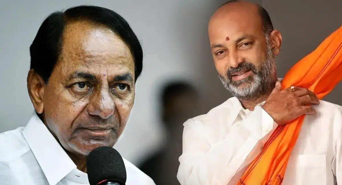 KCR VS bandi Sanjay