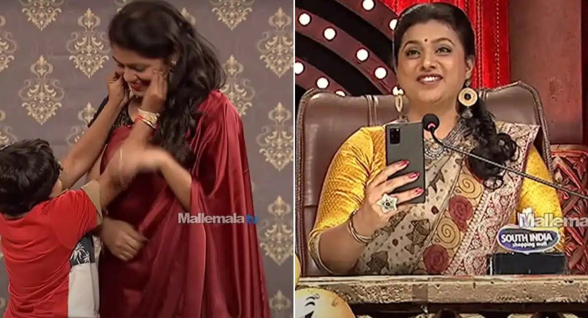Roja Takes Jabardasth Naresh Rmance Video