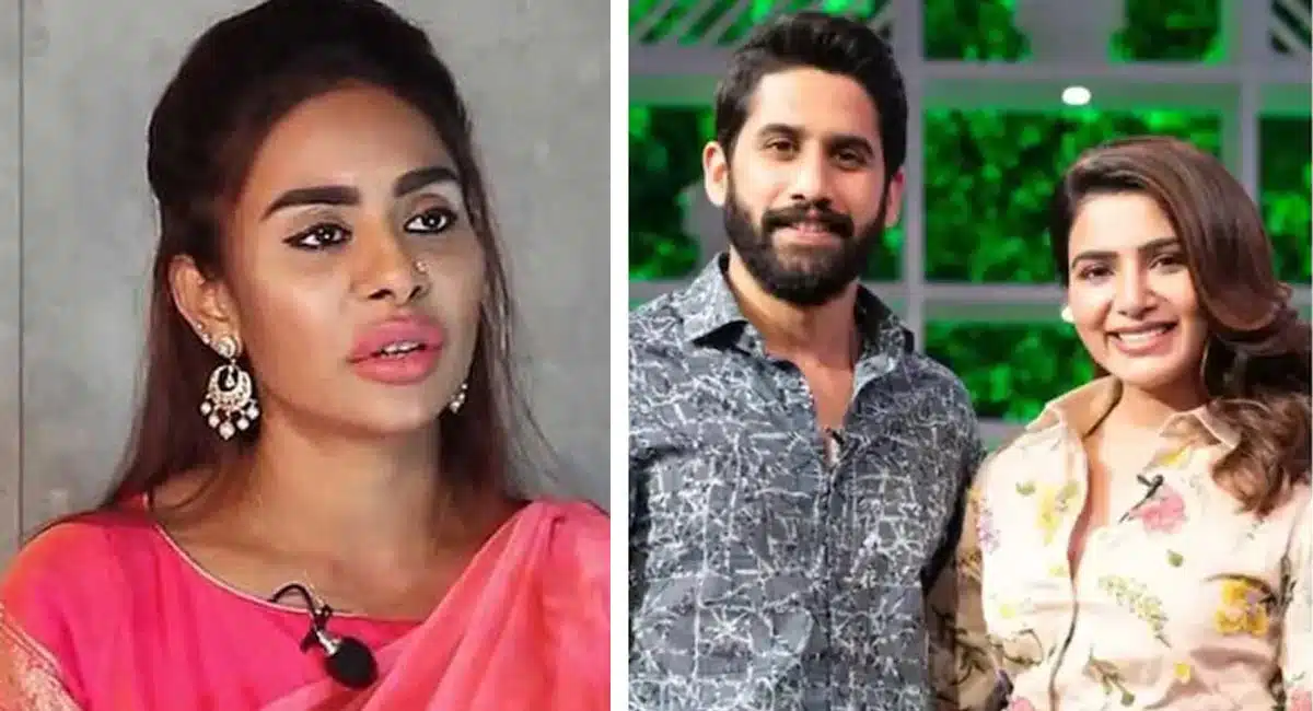 sri reddy comments on naga chaitanya samantha divorce