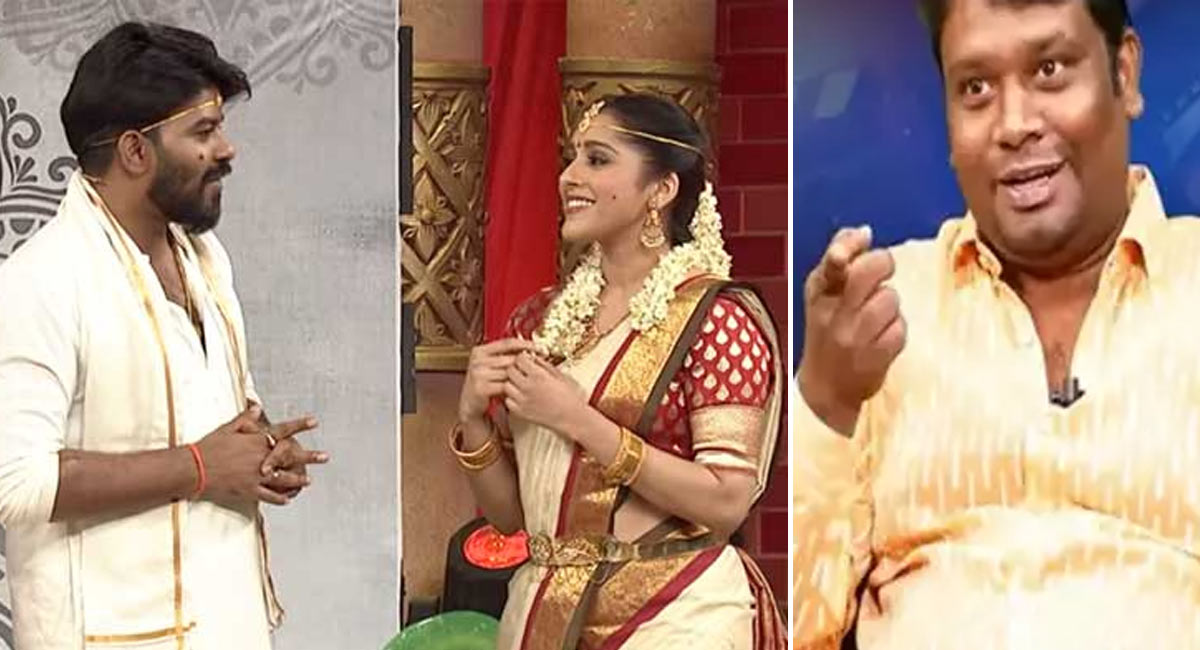 comedian satish reveal sudheer rashmi gets married