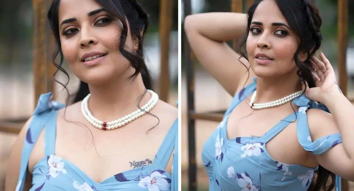 anasuya photos viral in social media