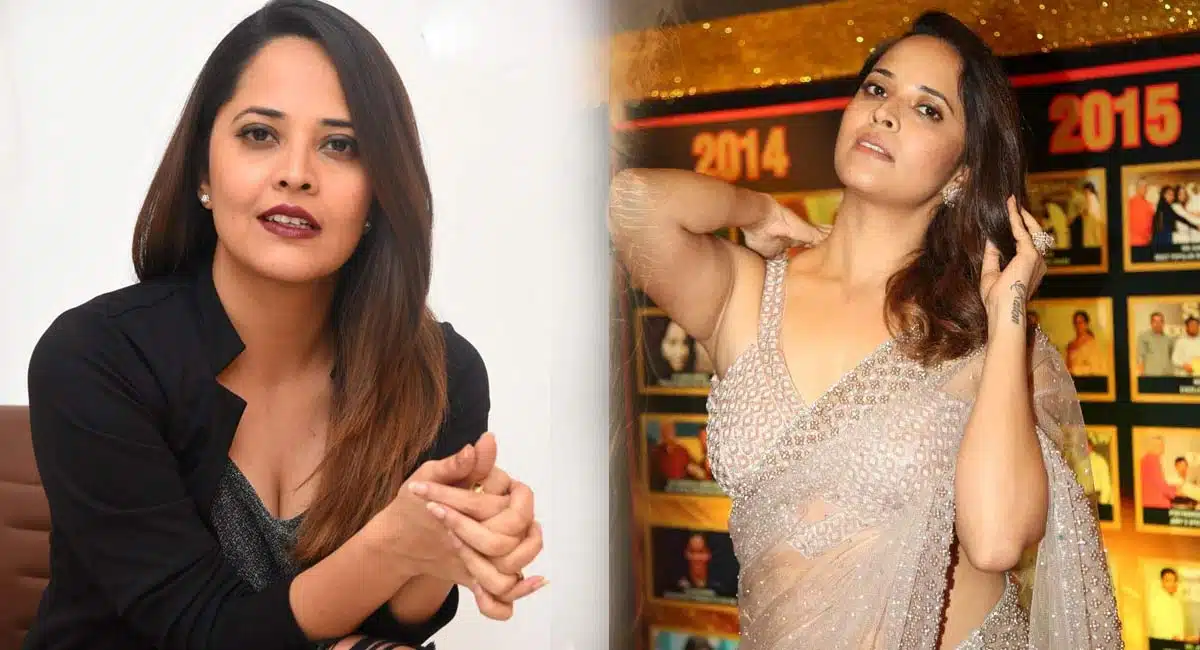 Anasuya Bharadwaj In GYM With Viraj Ashwin