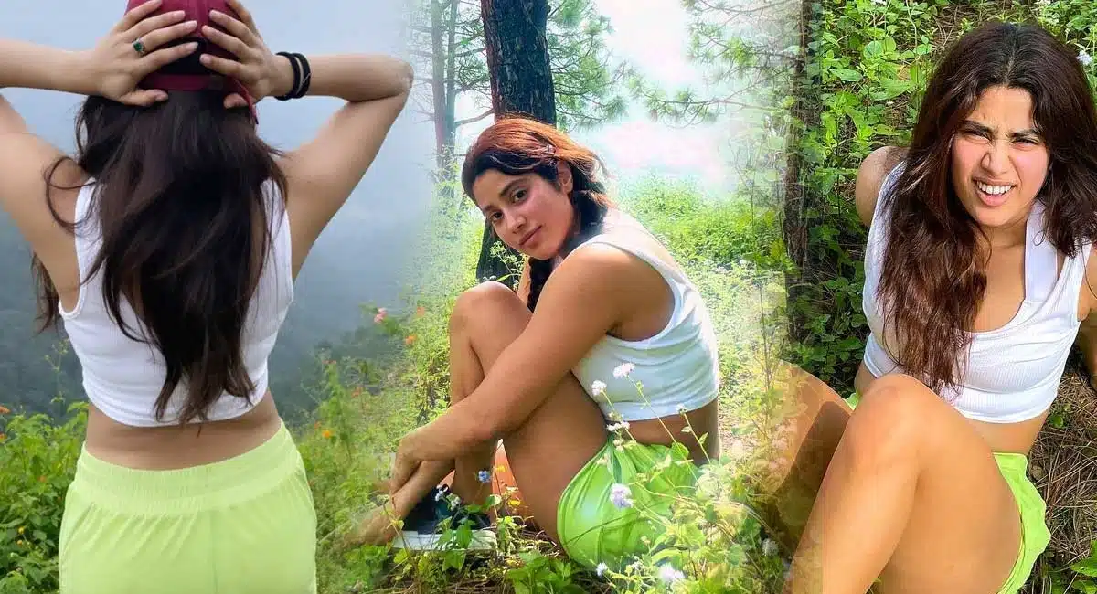 Janhvi Kapoor Latest Pics in Forest