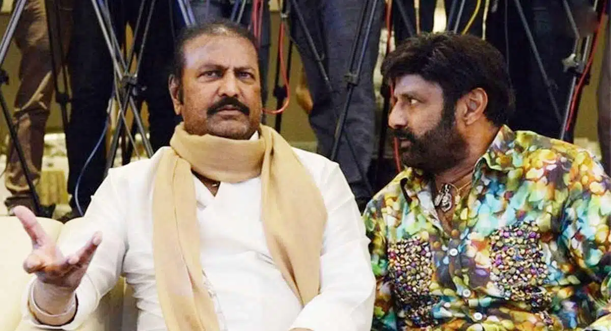 mohan babu shociking comments on Balakrishna