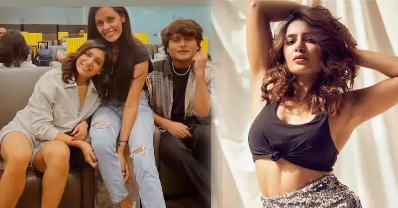 Samantha Ruth Prabhu With Sadhna And Preetham