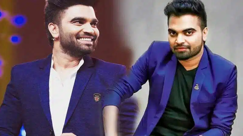 where is anchor pradeep fans under tension