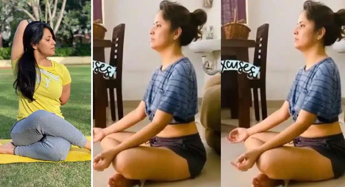 Anasuya Bharadwaj Yoga Session