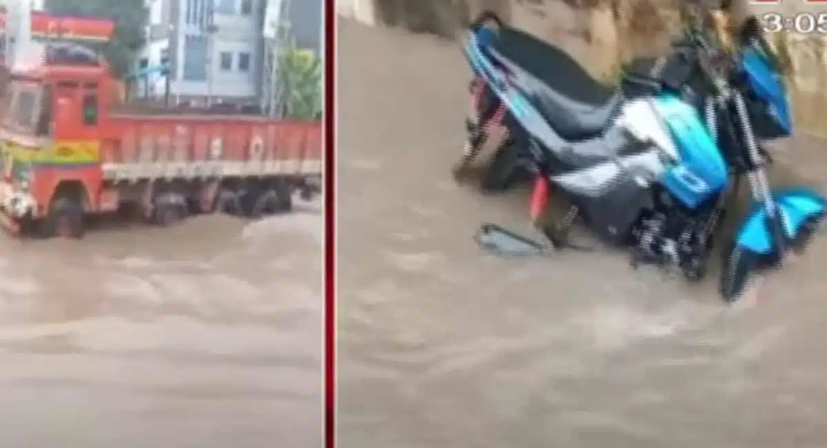 Havey rain in Hyderabad
