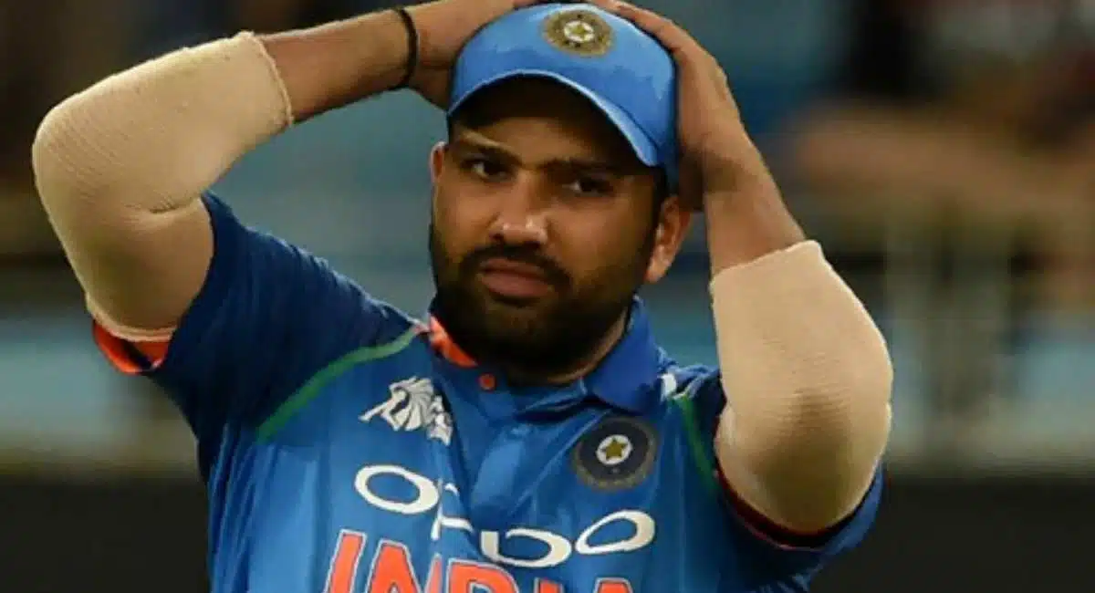 shock to rohit sharma