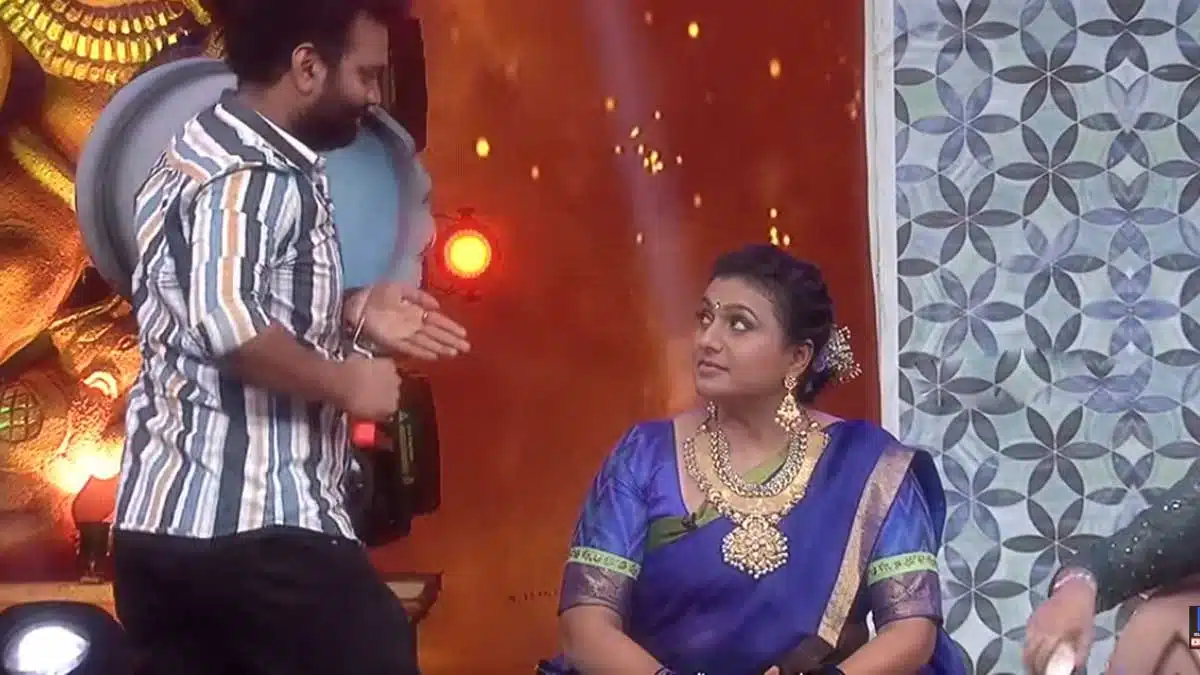 Ram Prasad Indirectly counter on roja makeup
