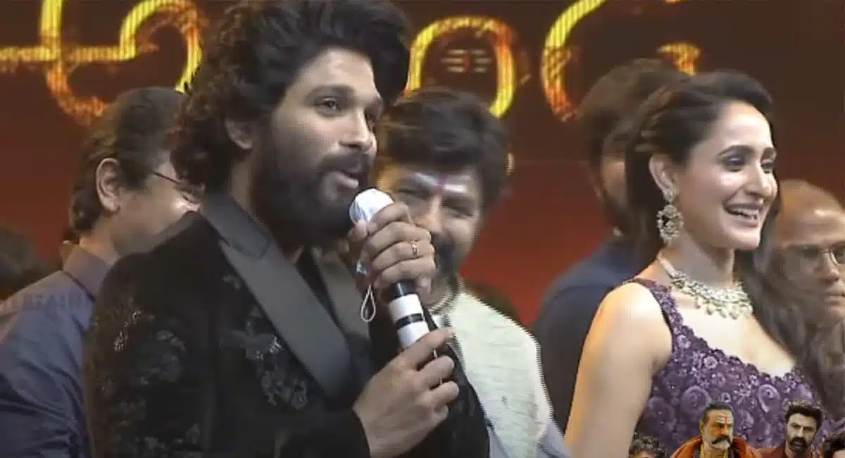 Allu arjun About On Akhanda Movie Pre Release Event