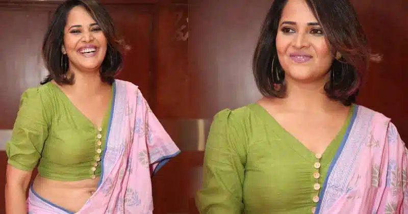anasuya diwali 2021 with family