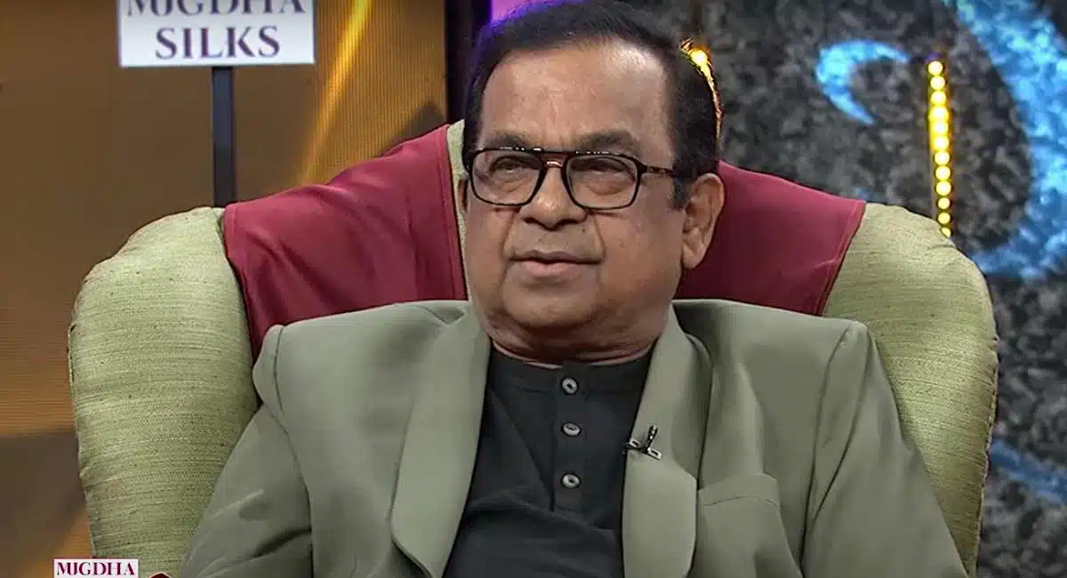 brahmanandam shared his life history in alitho saradaga 