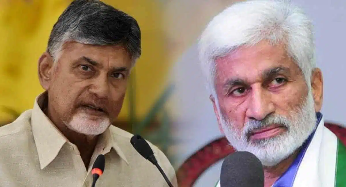 chandrababu searching lika vijaya sai reddy