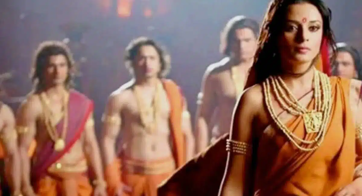 how draupadi lived with her five husbands pandavas in mahabharat