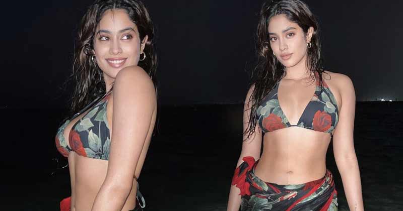 Janhvi kapoor :  కారు చీకట్లలో నడుమ ‘బికినీ’లో మత్తెక్కిస్తున్న జాన్వీకపూర్..