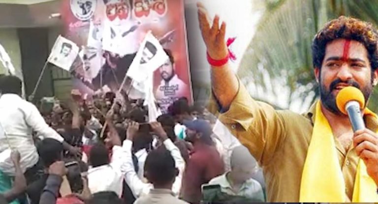 Jr NTR : టీడీపీ లీడర్లకు ఎన్టీఆర్ ఫ్యాన్స్ వార్నింగ్.. కుప్పం నడిబొడ్డున రచ్చ రచ్చ!