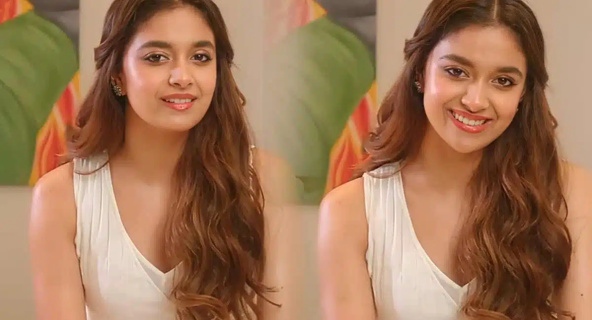 keerthy suresh shared her recent