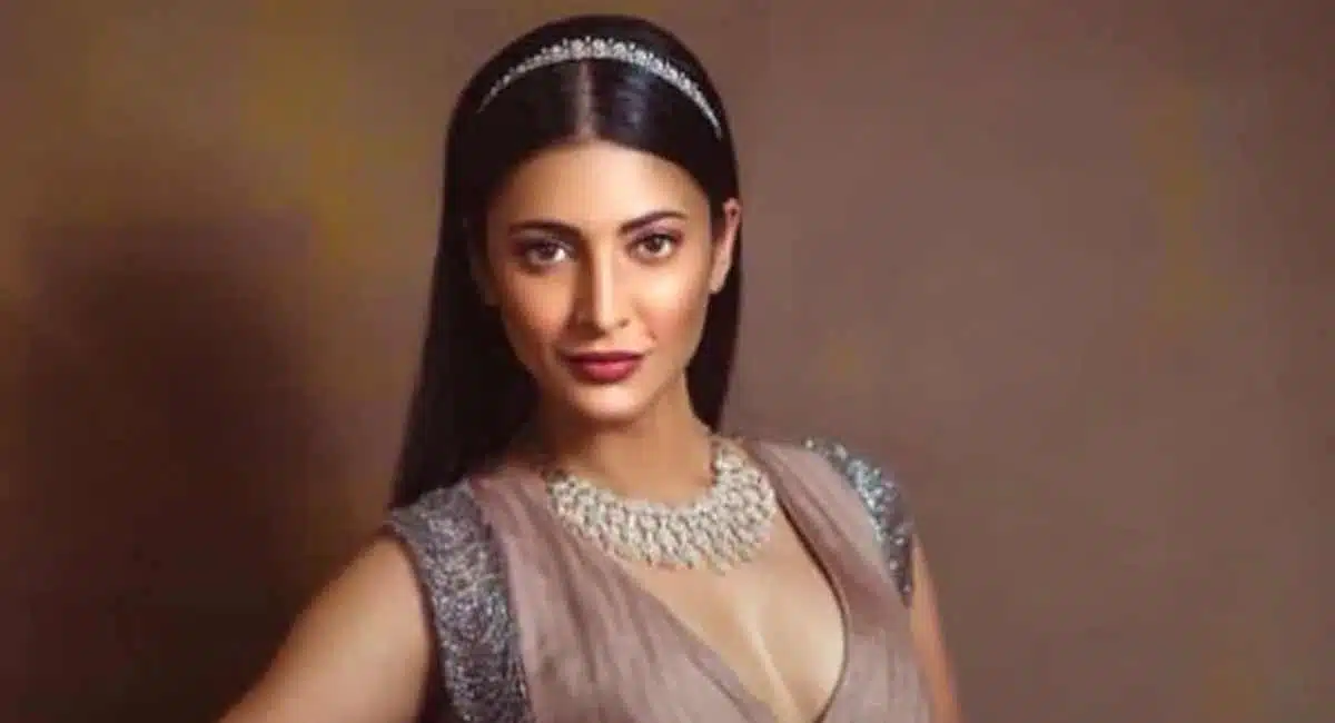 shruti haasan as the host of bigg boss