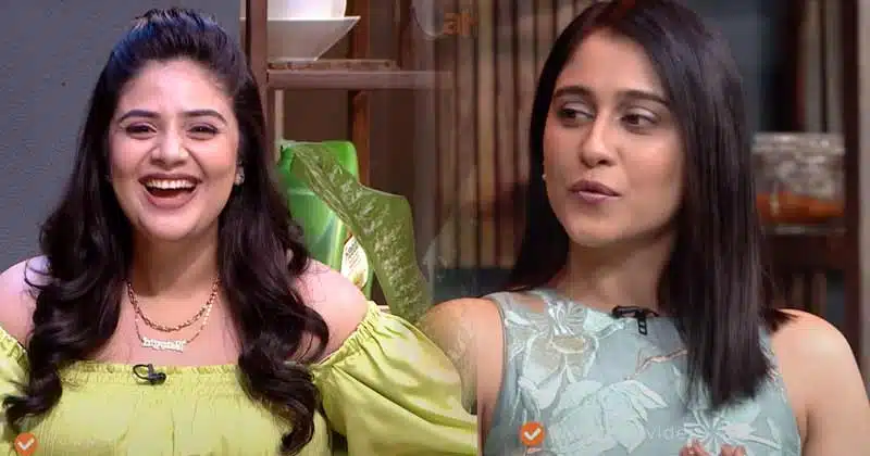 Sreemukhi And Regina In Aha Chef Manthra