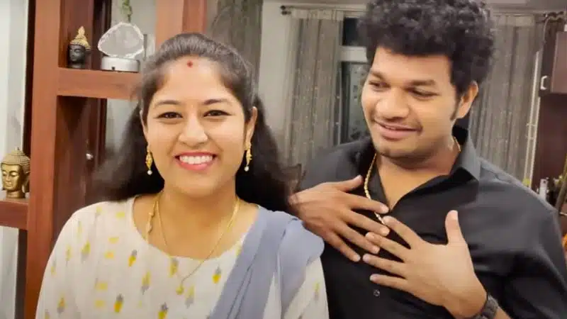 Jabardasth Avinash Shopping Video With Anuja