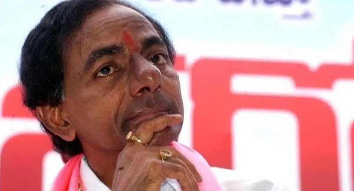KCR heavy rain damage newly built yadadri temple