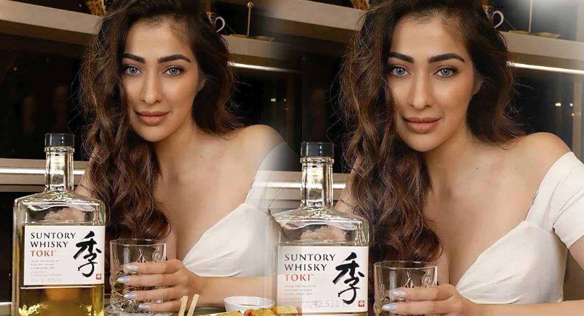 Raai Laxmi Promotes Toki Whiskey