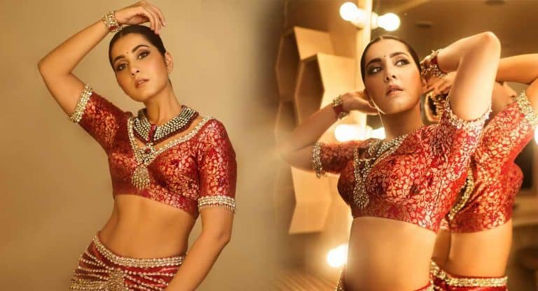 Rashi Khanna : ఎద, నడుం అందాలతో సెగలు పుట్టిస్తున్న రాశి ఖన్నా..
