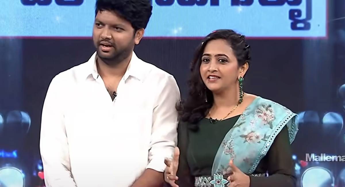 Anchor Lasya husband Manjunath comments on their marriage in suma cash program