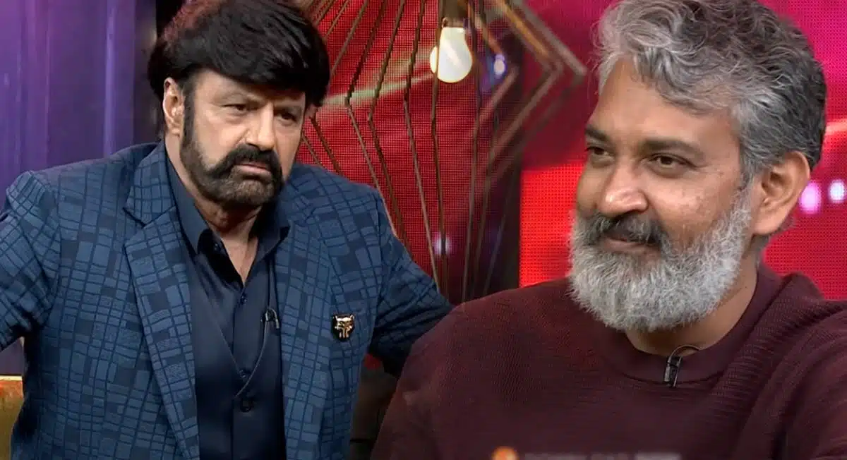 rajamouli givemovie with Balakrishna in Unstoppable with NBK shows clarity