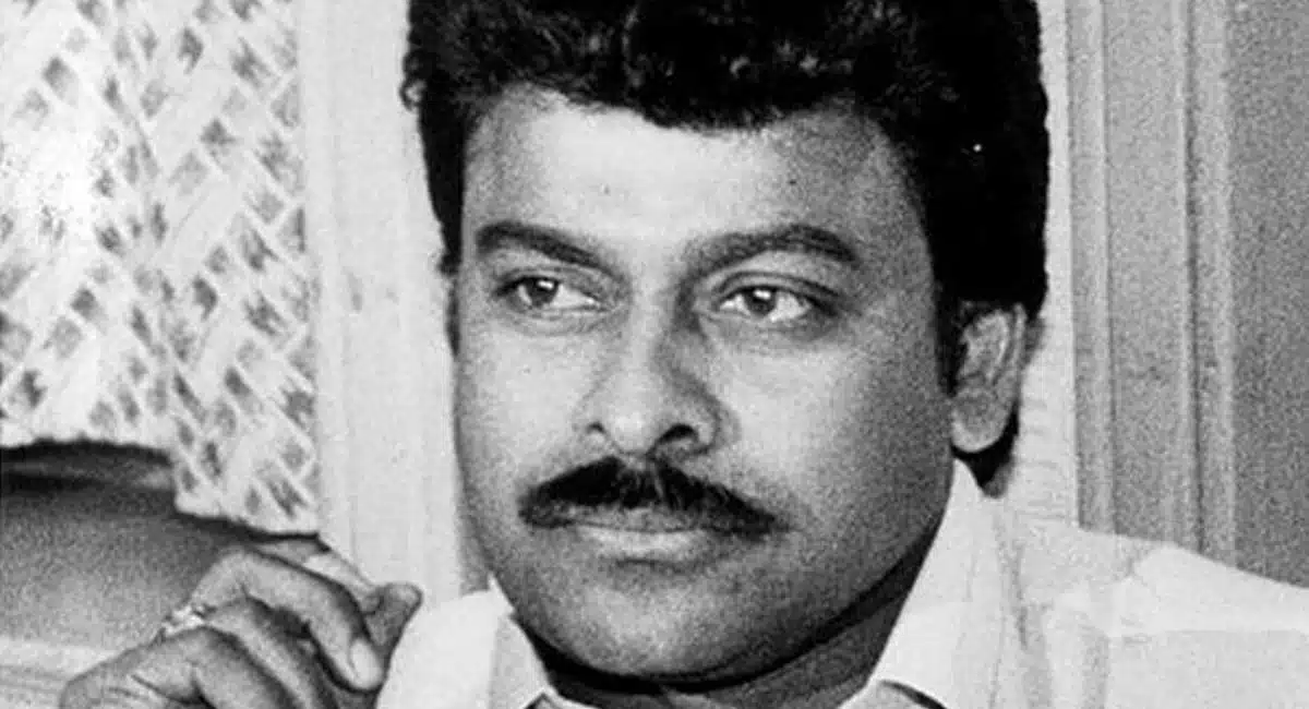 Chiranjeevi in a movie shooting news going viral in social media