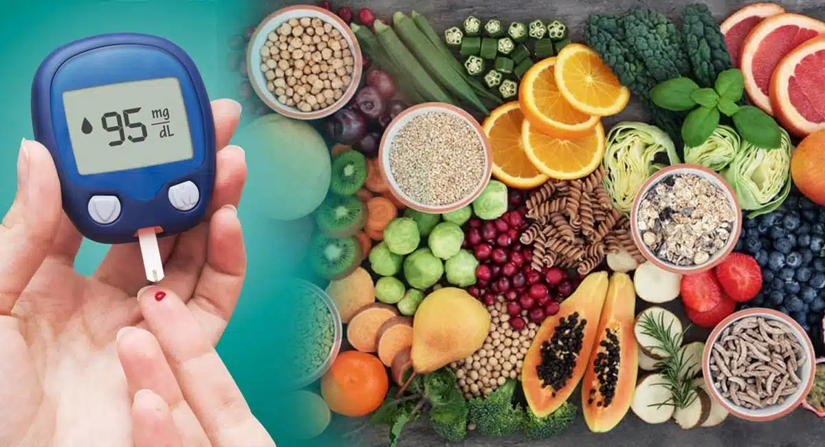 Healthy diet for diabetes patients in afternoon
