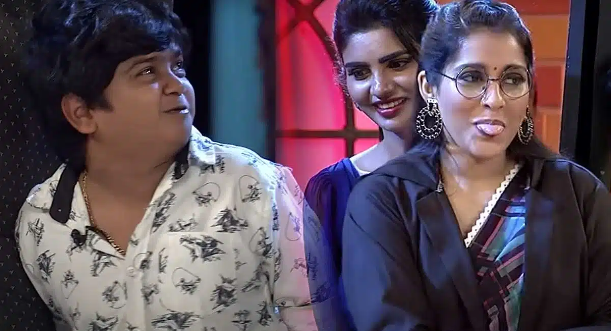 jabardasth naresh satires on anchor rashmi gautam