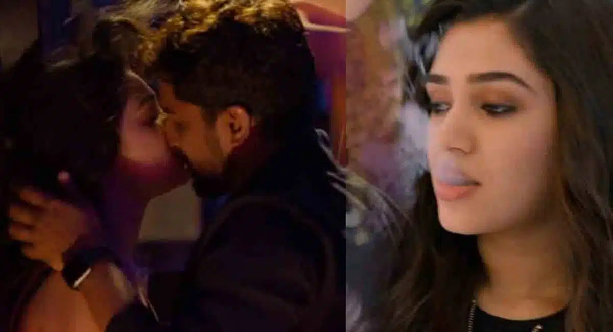 krithi shetty lip lock scene video viral in social media
