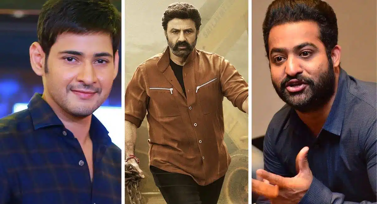 jr ntr and mahesh babu for balakrishna akhanda movie success meet