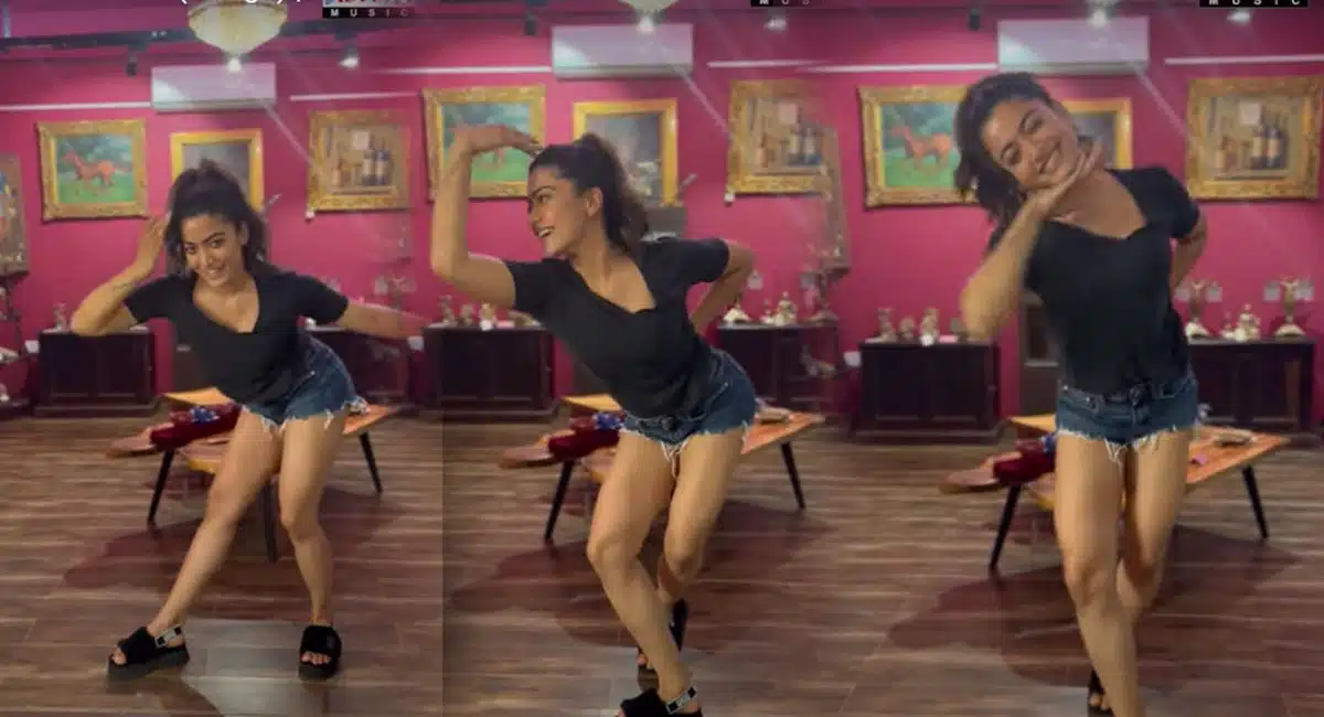 rashmika mandanna shared her video in instagram
