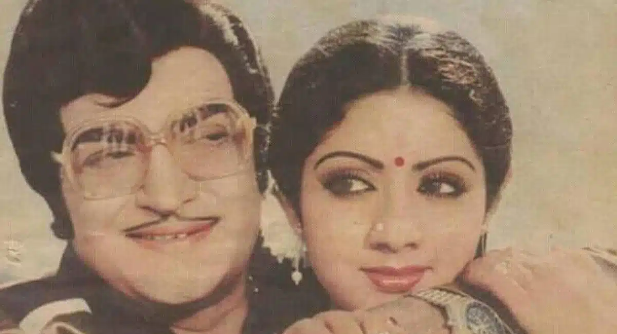 senior ntr comments on sridevi when he acted with her in movie