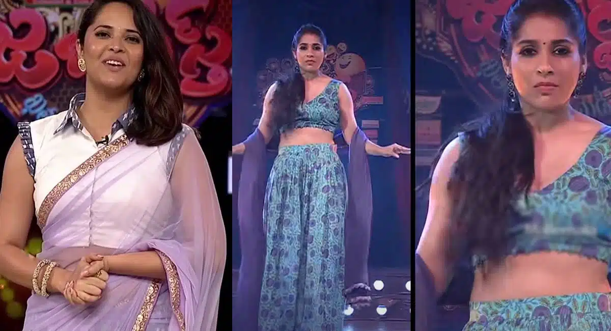Anchor Rashmi In Palce Of Anasuya InJabardasth Show