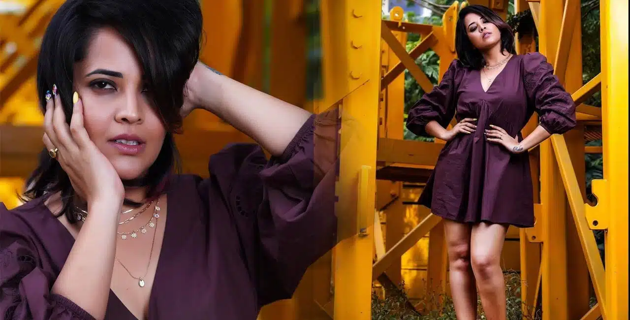 Anasuya Bharadwaj Jabardasth Show latest photoshoot