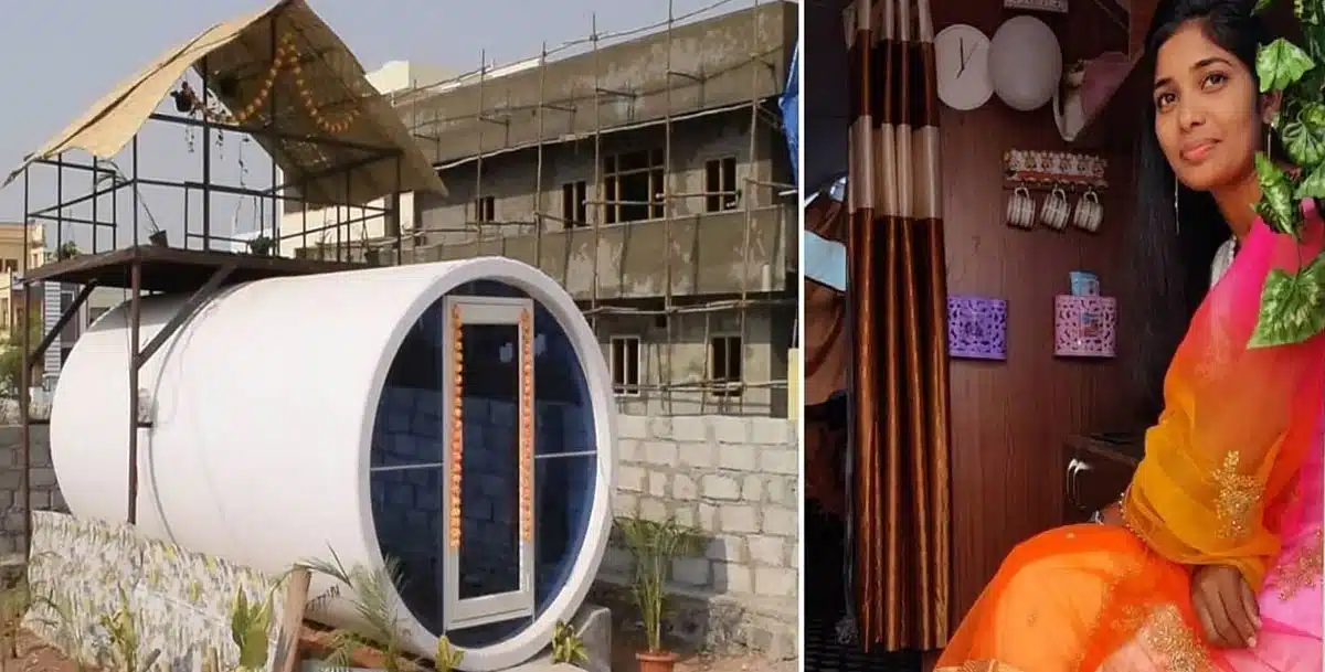 amazing house construction in dirty water flow pipes only rs 3 lakhs