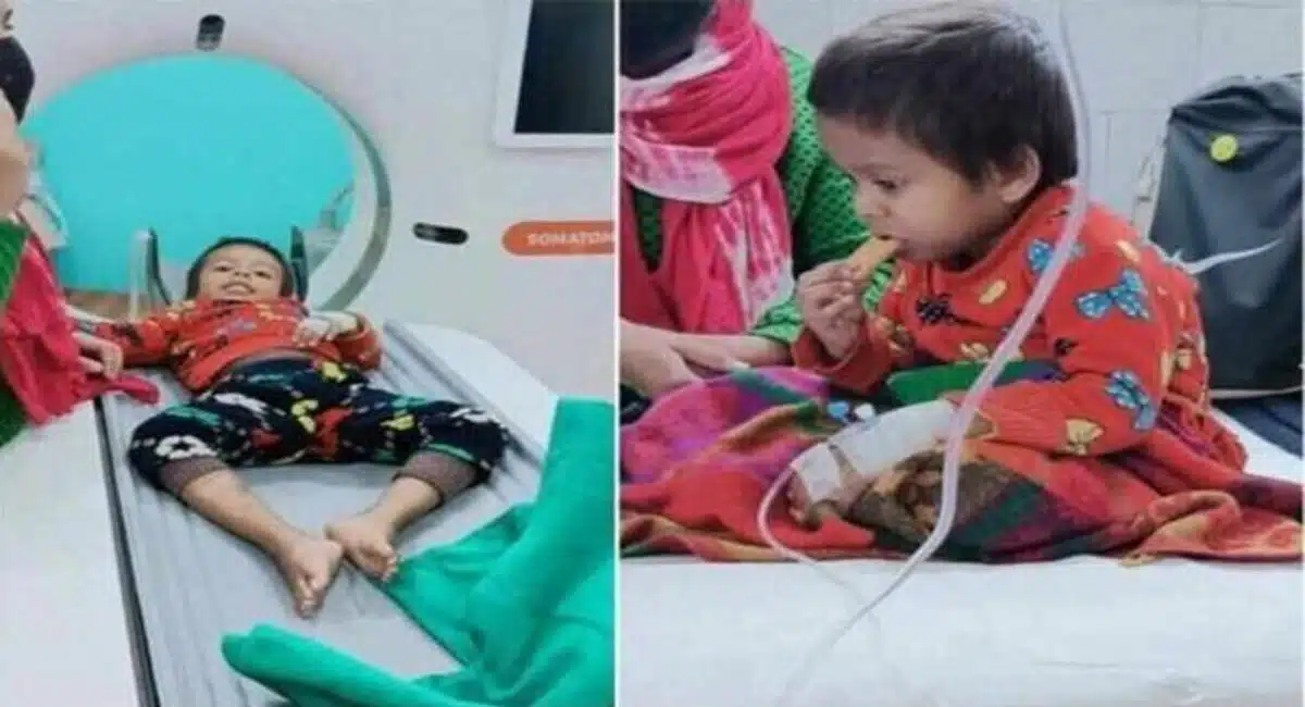 kid died in a city scanning center in up news went viral News