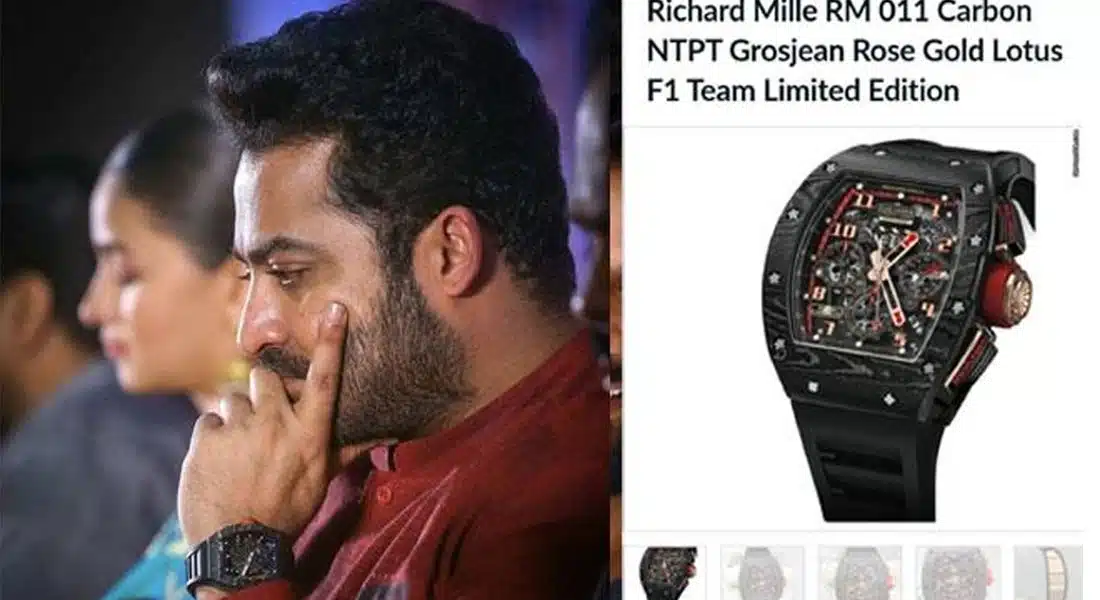 jr ntr do you know the cost of jr ntrs watch