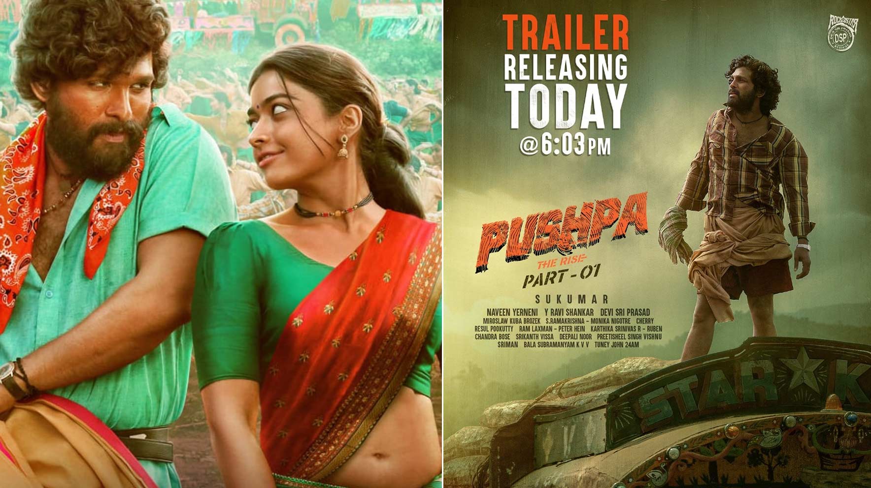 Puspa Movie Trailer : పుష్ప ఫ్యాన్స్‌కు గుడ్‌న్యూస్… ఈరోజే ట్రైలర్ రిలీజ్… ఎన్నింటికంటే? | The Telugu News