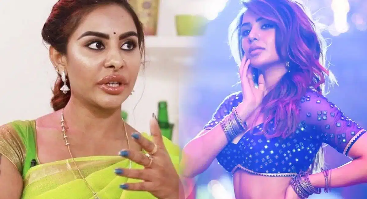 sri reddy comments over Samantha item song in pushpa
