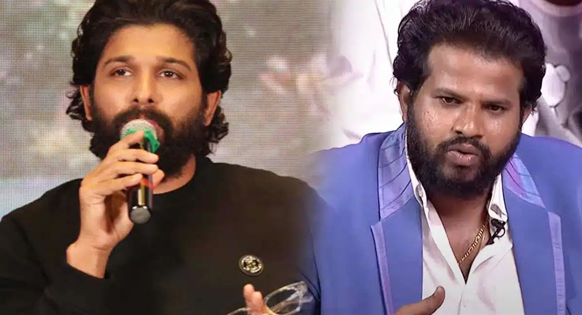 Allu Arjun fans fire on jabardast comedian Hyper Aadi