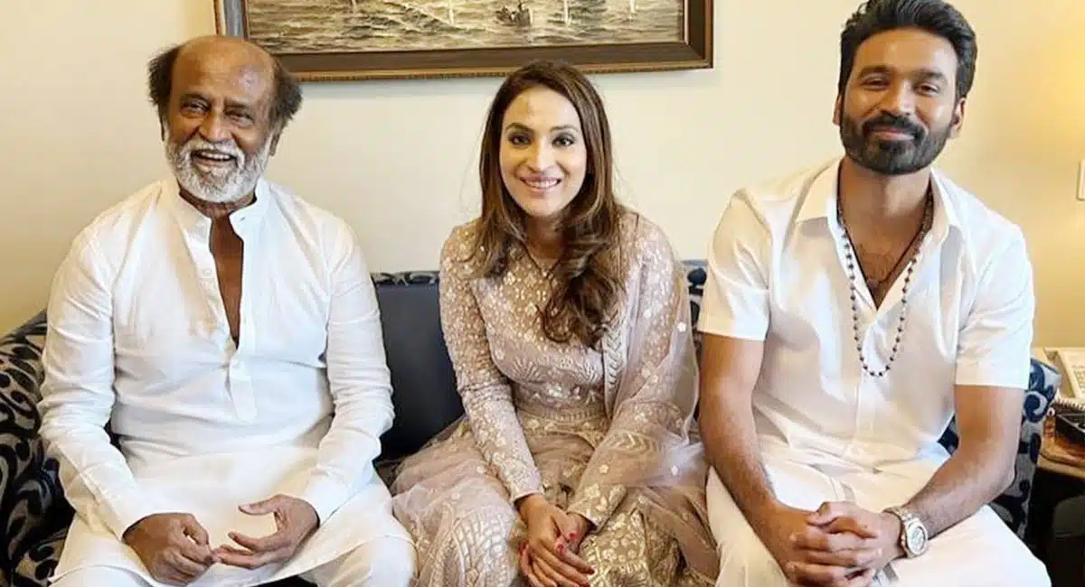rajinikanth advice to his Dhanush Aishwarya