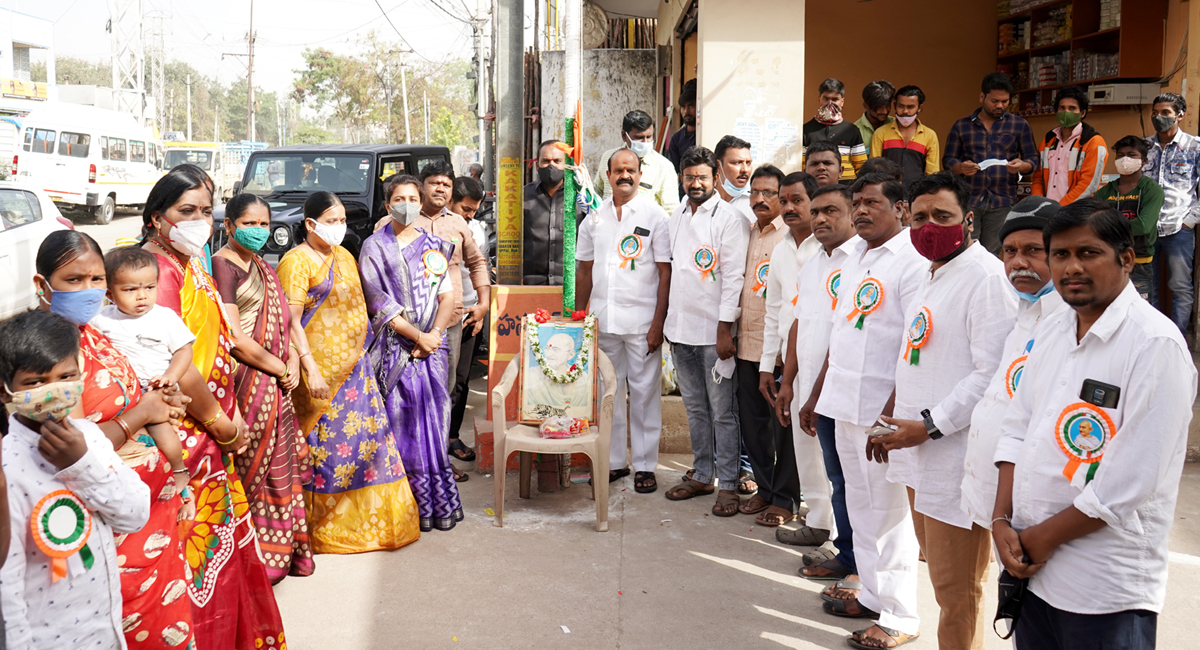 73 Rupublic Day Celebrations Uppal In Hanuman Nagar Colony