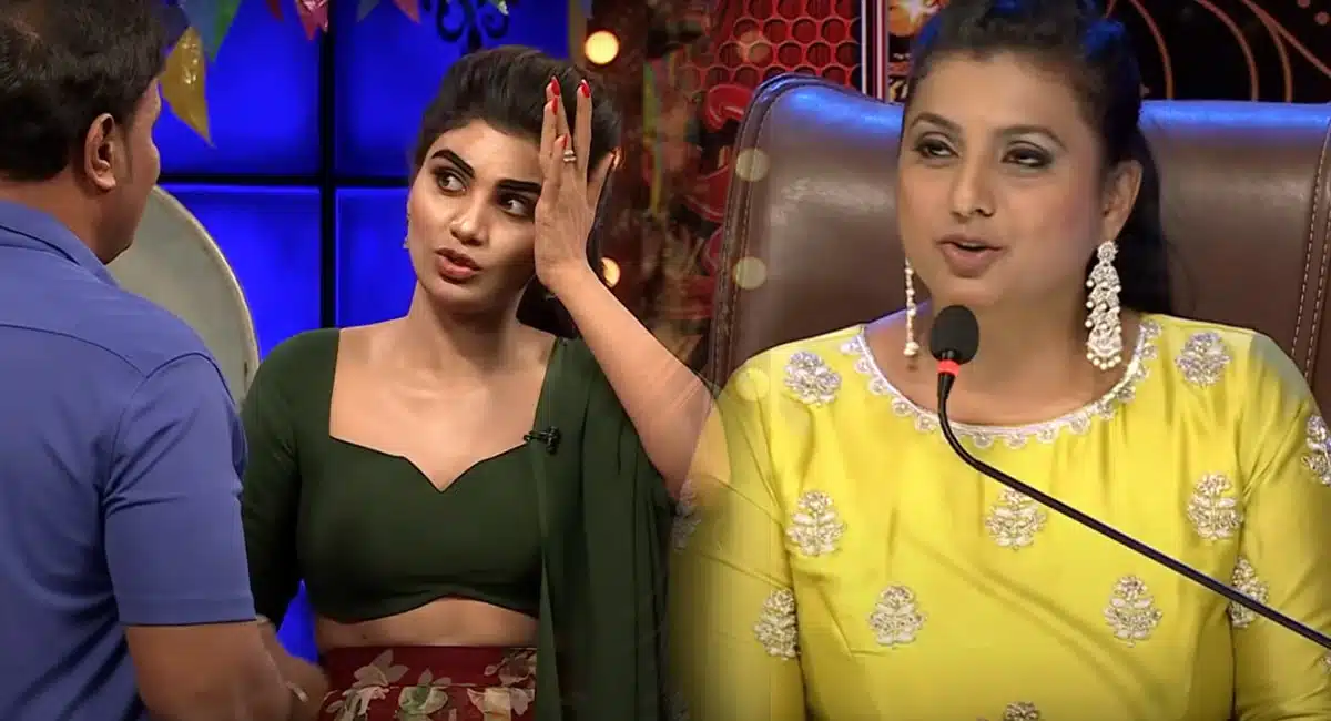 Roja Counters On Varsha Make up In Jabardasth