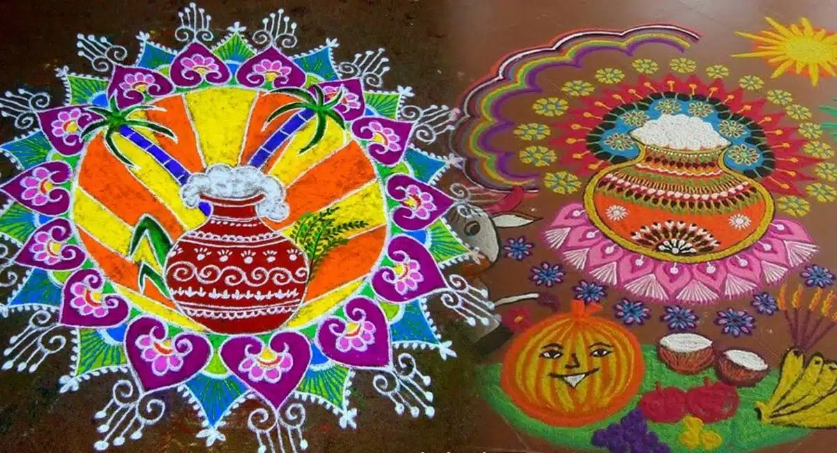 importance of muggu on pongal Special